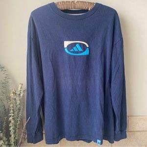 Adidas Y2K Logo Long Sleeve Shirt Medium